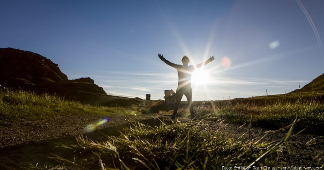Mitternachtssonne in Norwegen