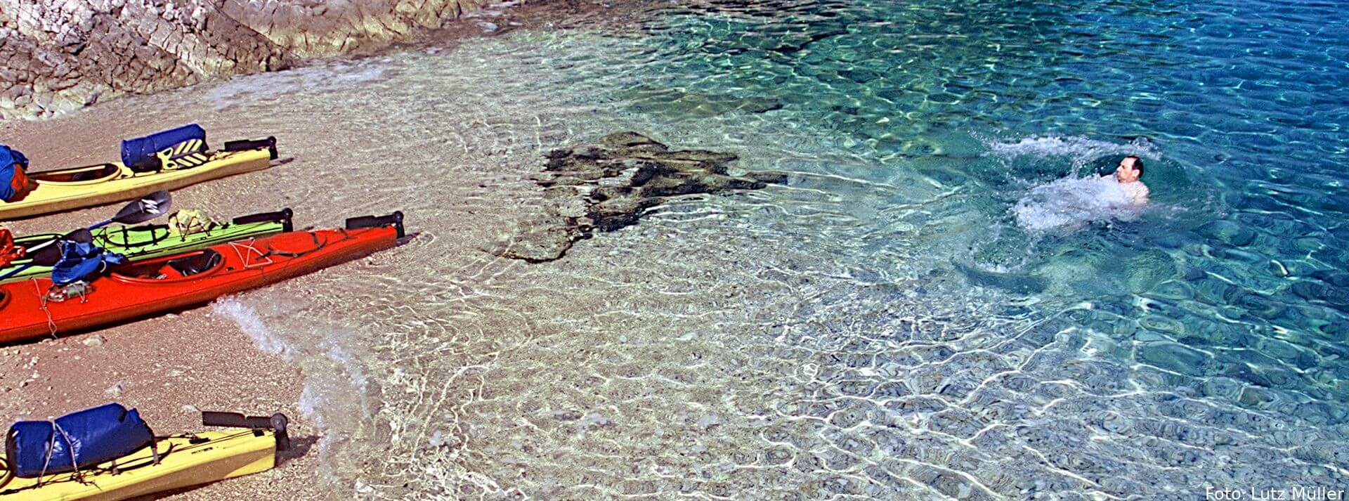 Paddelglück im Mittelmeer Paddelglück im Mittelmeer