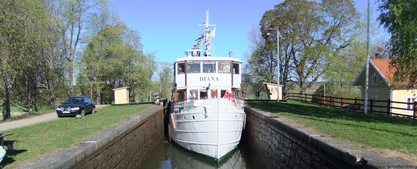 Mit der MS Diana auf dem Götakanal
