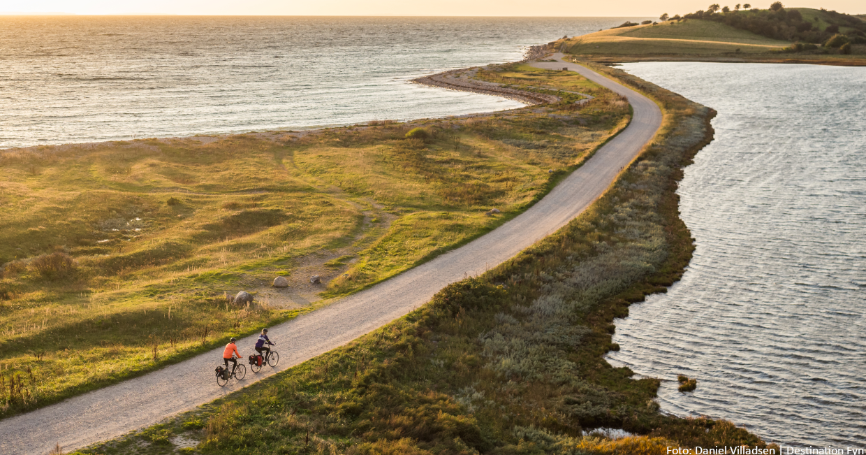 Mit dem Fahrrad  auf der Insel Fünen