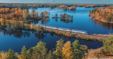 Mit der Inlandsbahn durch Schweden