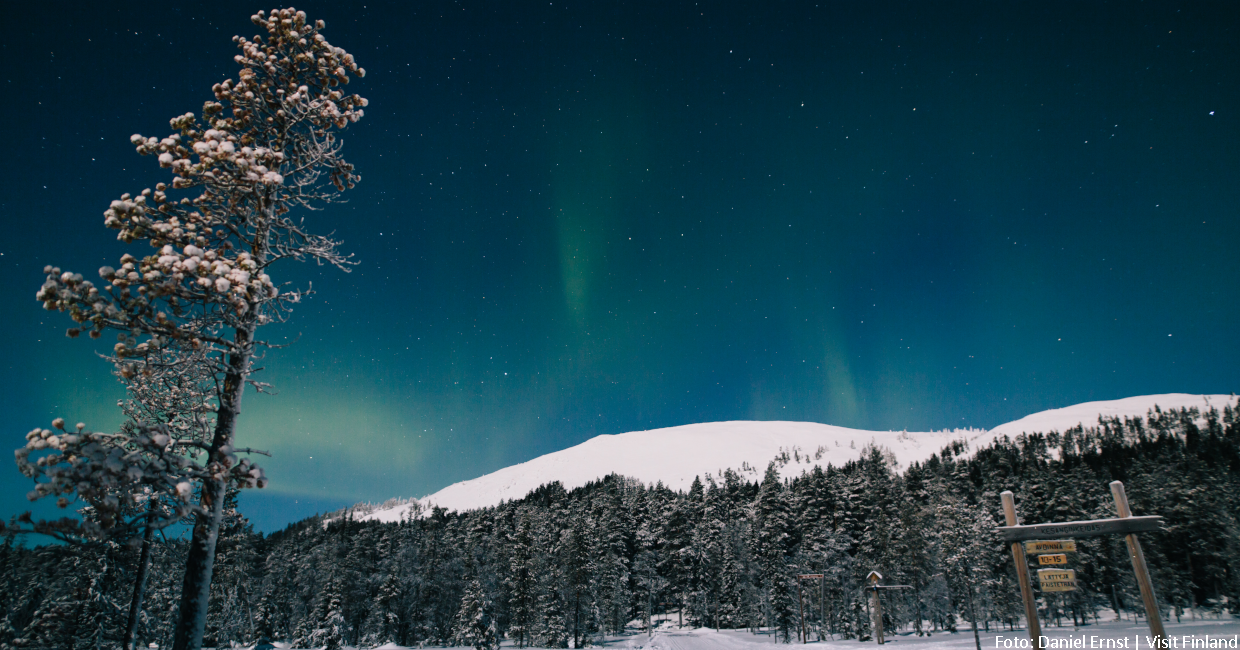 Nordlichter in Finnland