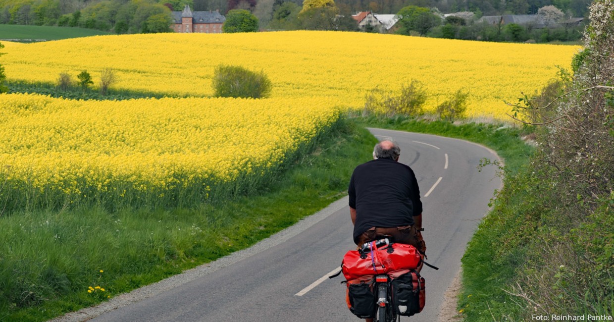 Mit dem Fahrrad auf der dänischen Herrenhausroute